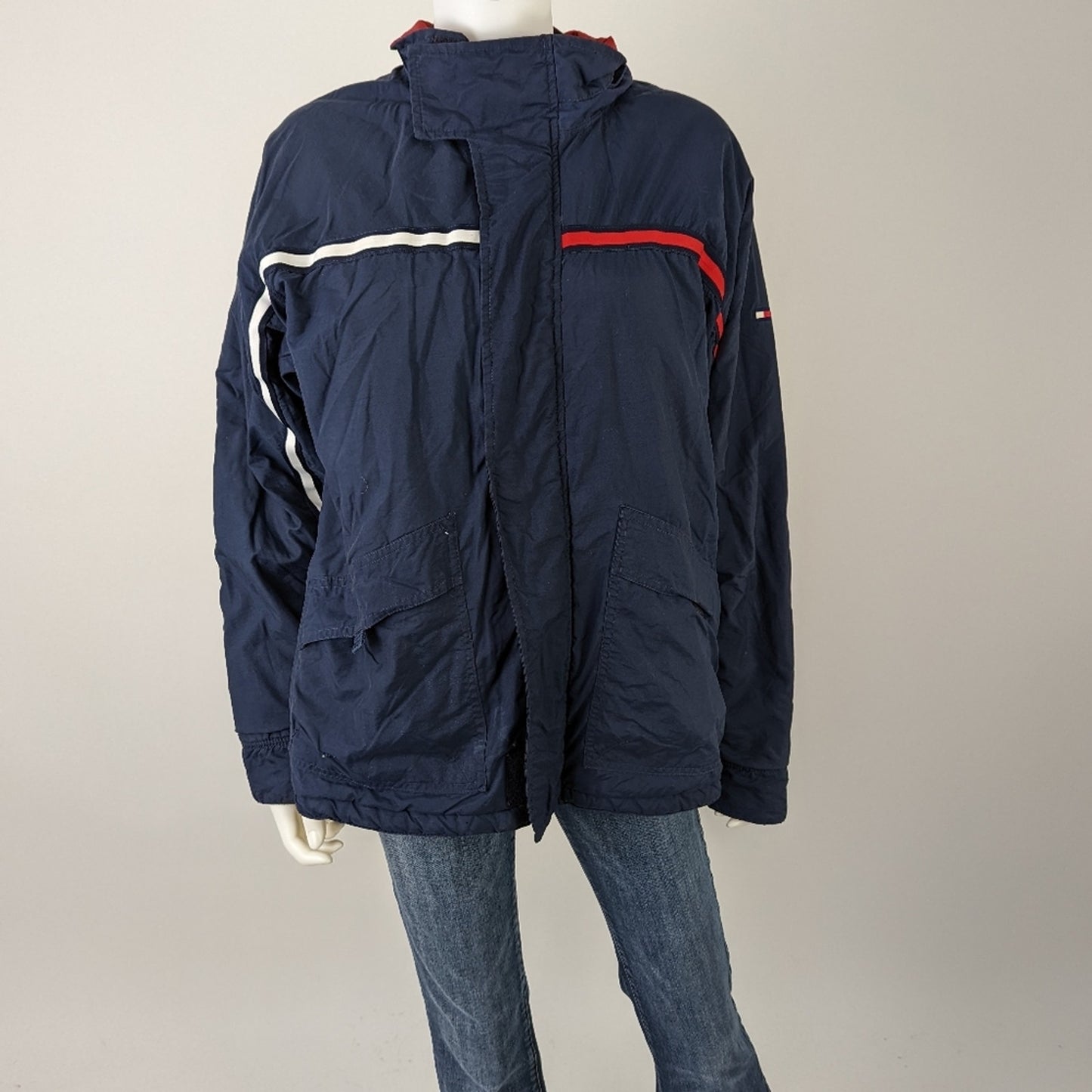 Vintage Tommy Hilfiger Zip Up Parka XL