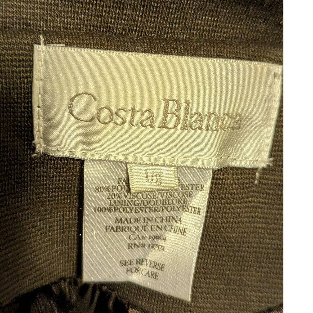 Costa Blanca Military Jacket - Large