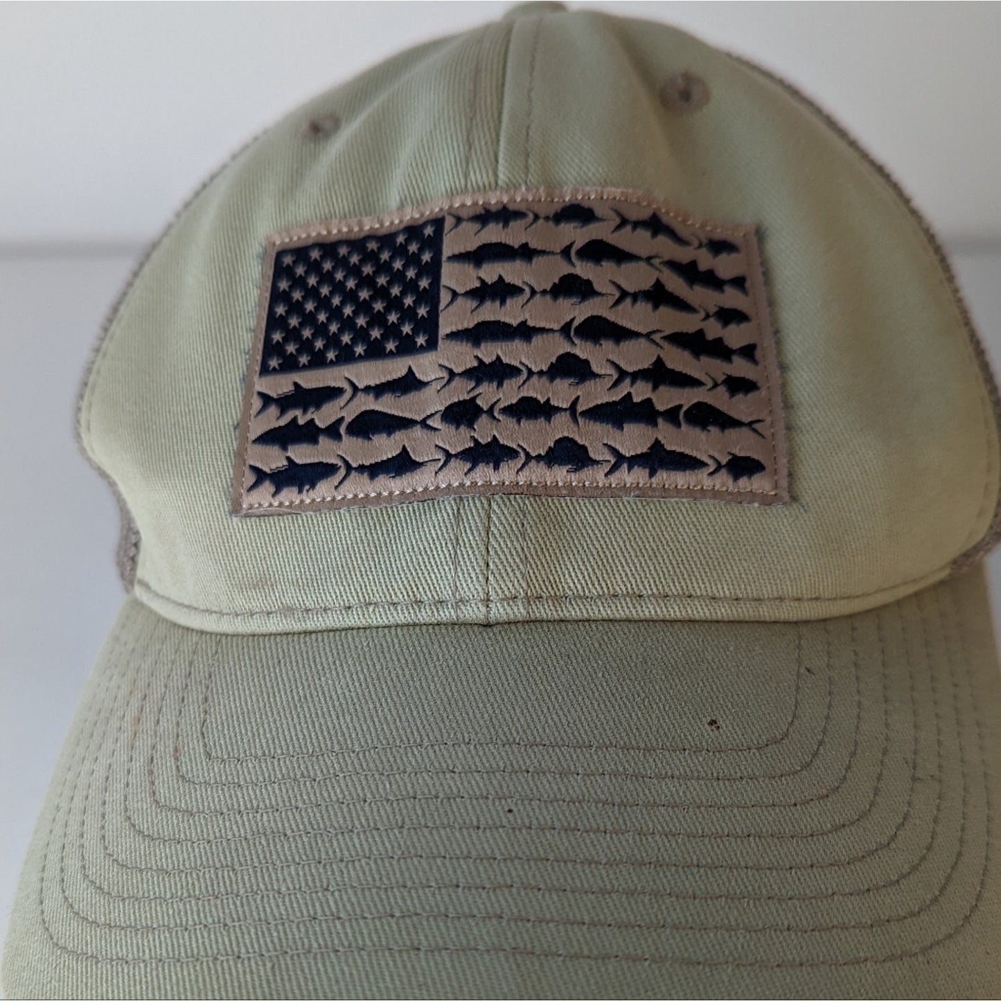 Columbia PFG Fish Flag Mesh Ball Cap