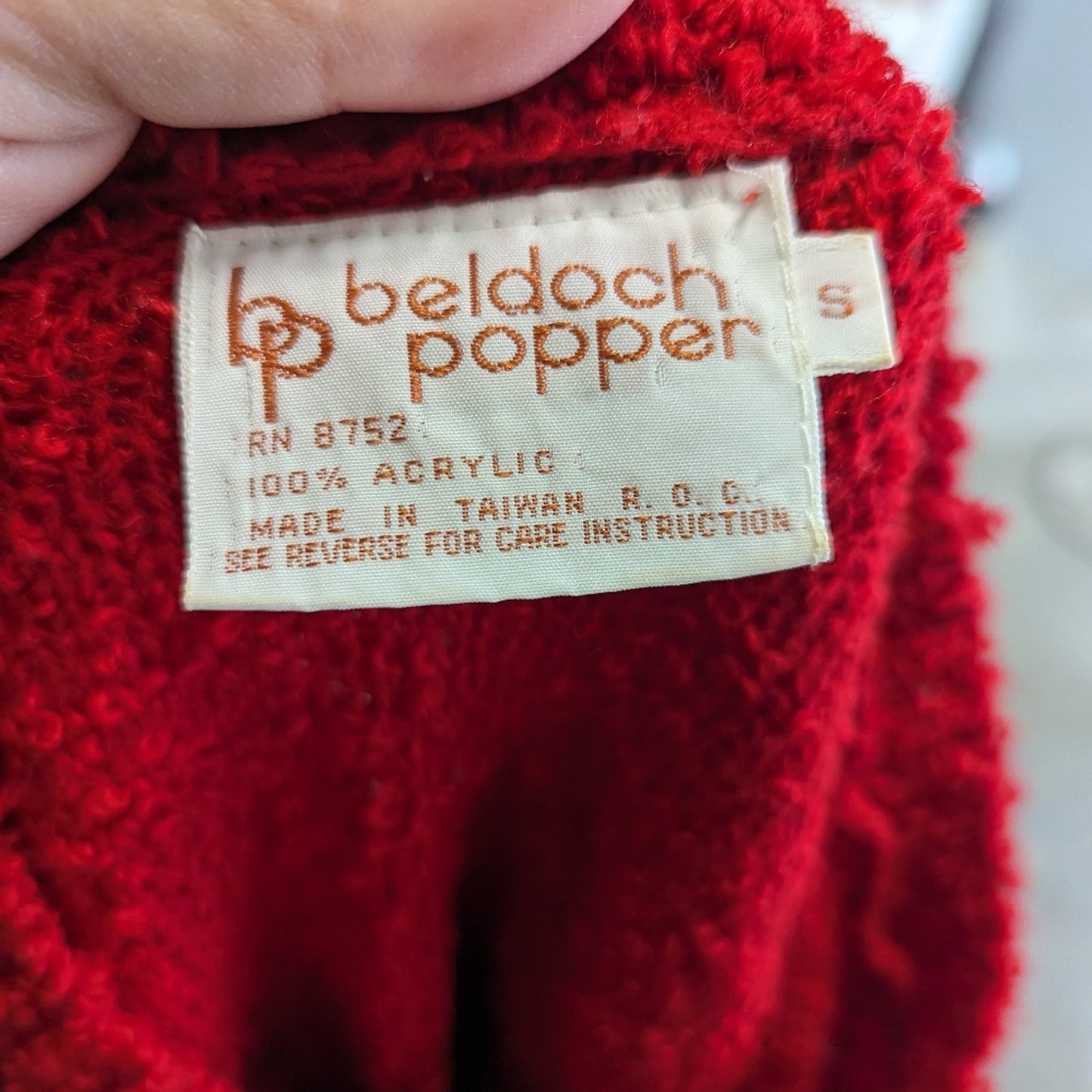 Vintage Beldoch Popper Sweater / Small