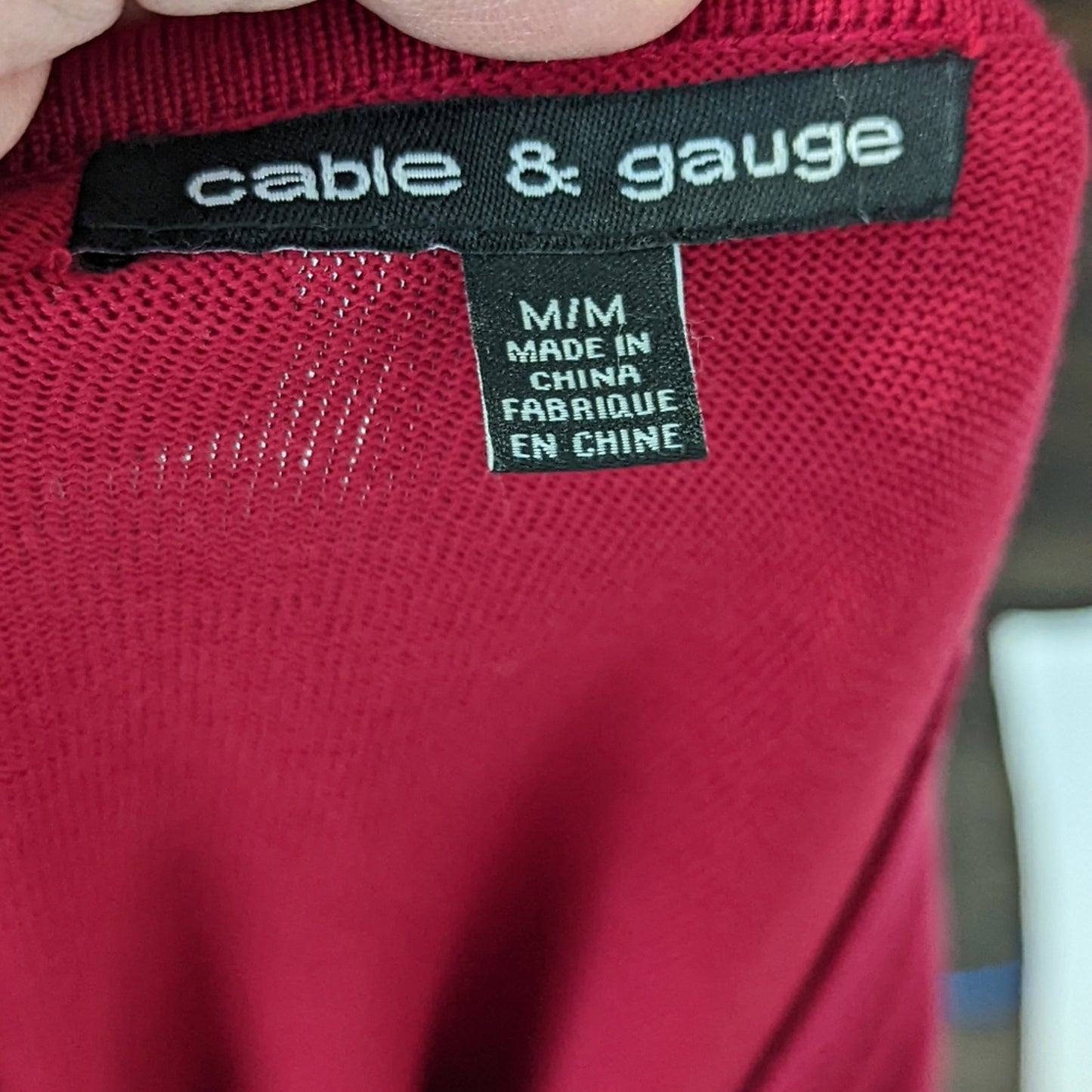 Cable & Gauge Red Top M