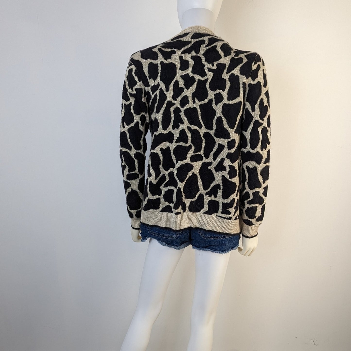 BCBG Max Azaria Leopard Print Cardigan - Medium