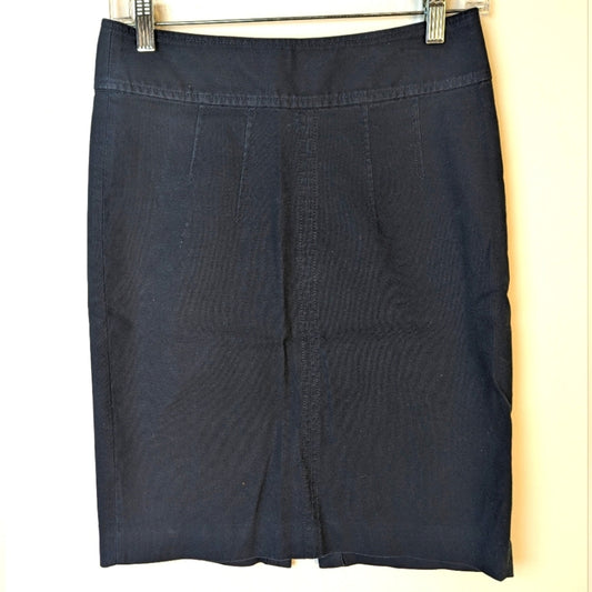 Banana Republic Canvas Blue Pencil Skirt / 2