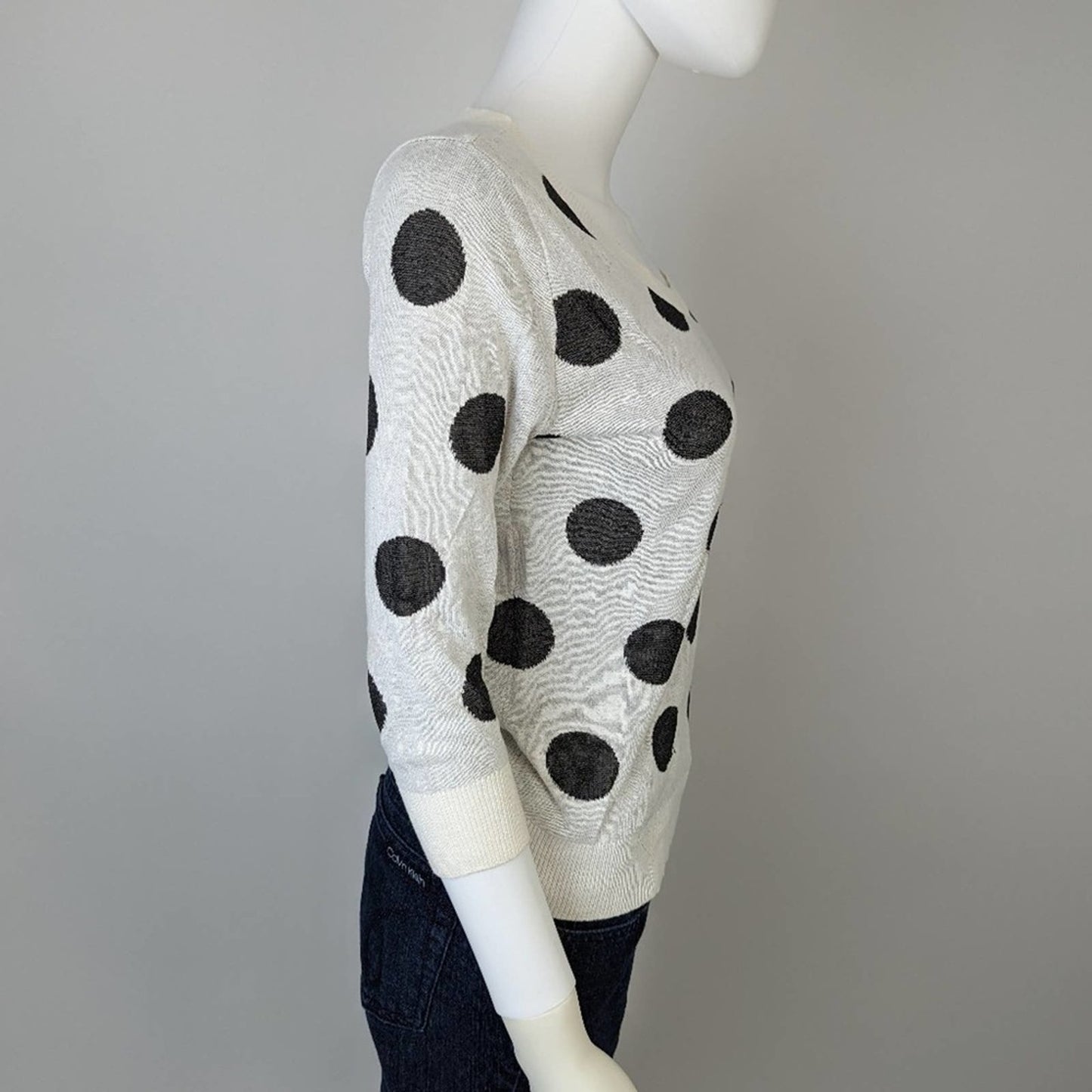 Worthington Polka Dot Sweater PS