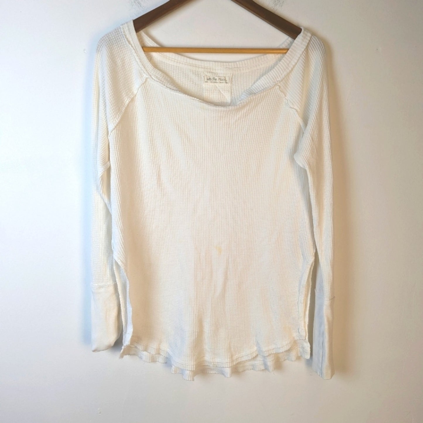 Free People Oversized Thermal Top / Small