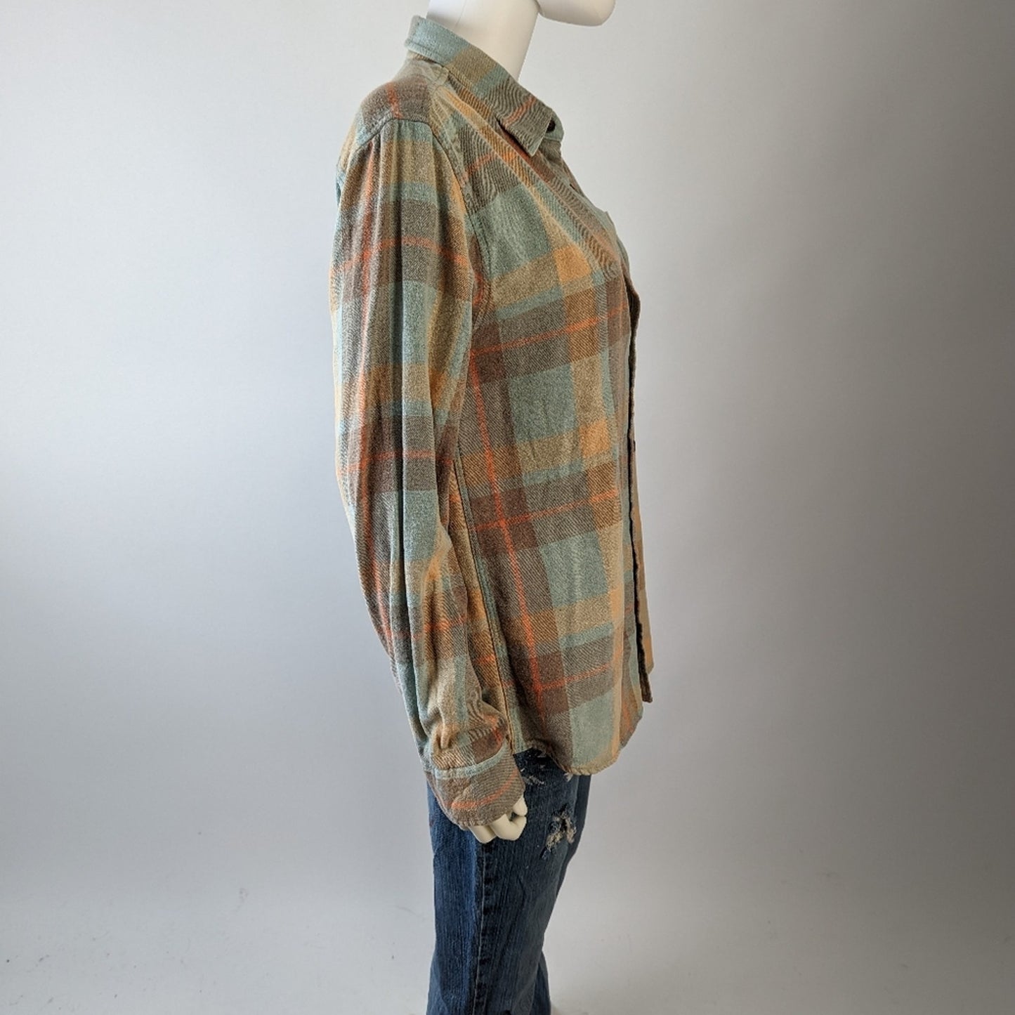 Pacsun Plaid Fall Button Front Shirt S