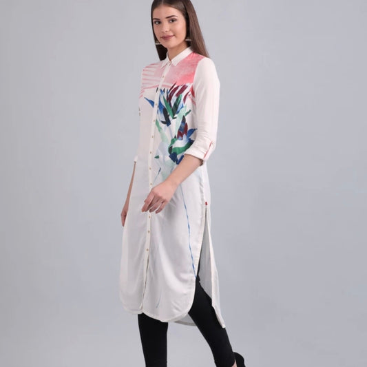 W Women Solid A Line Kurta / 10