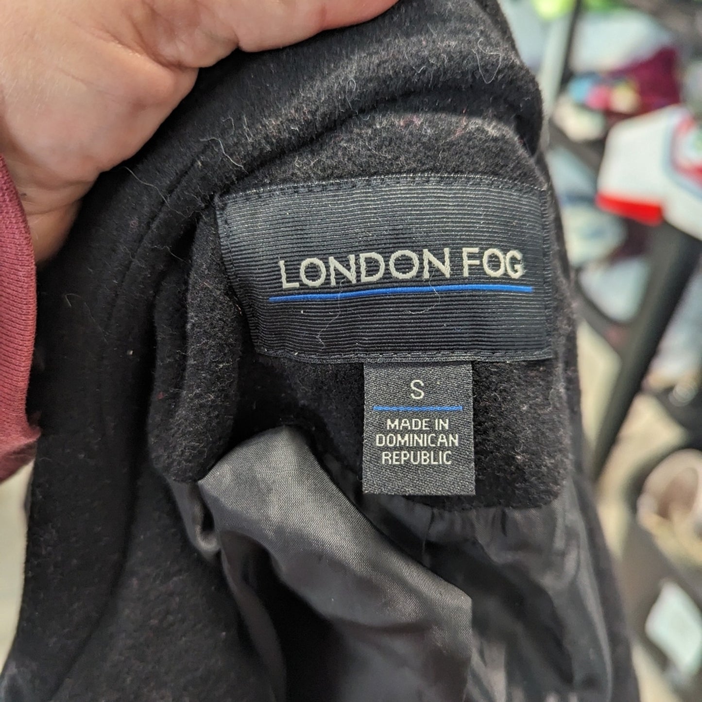 London Fog Wool Pea Coat - Small