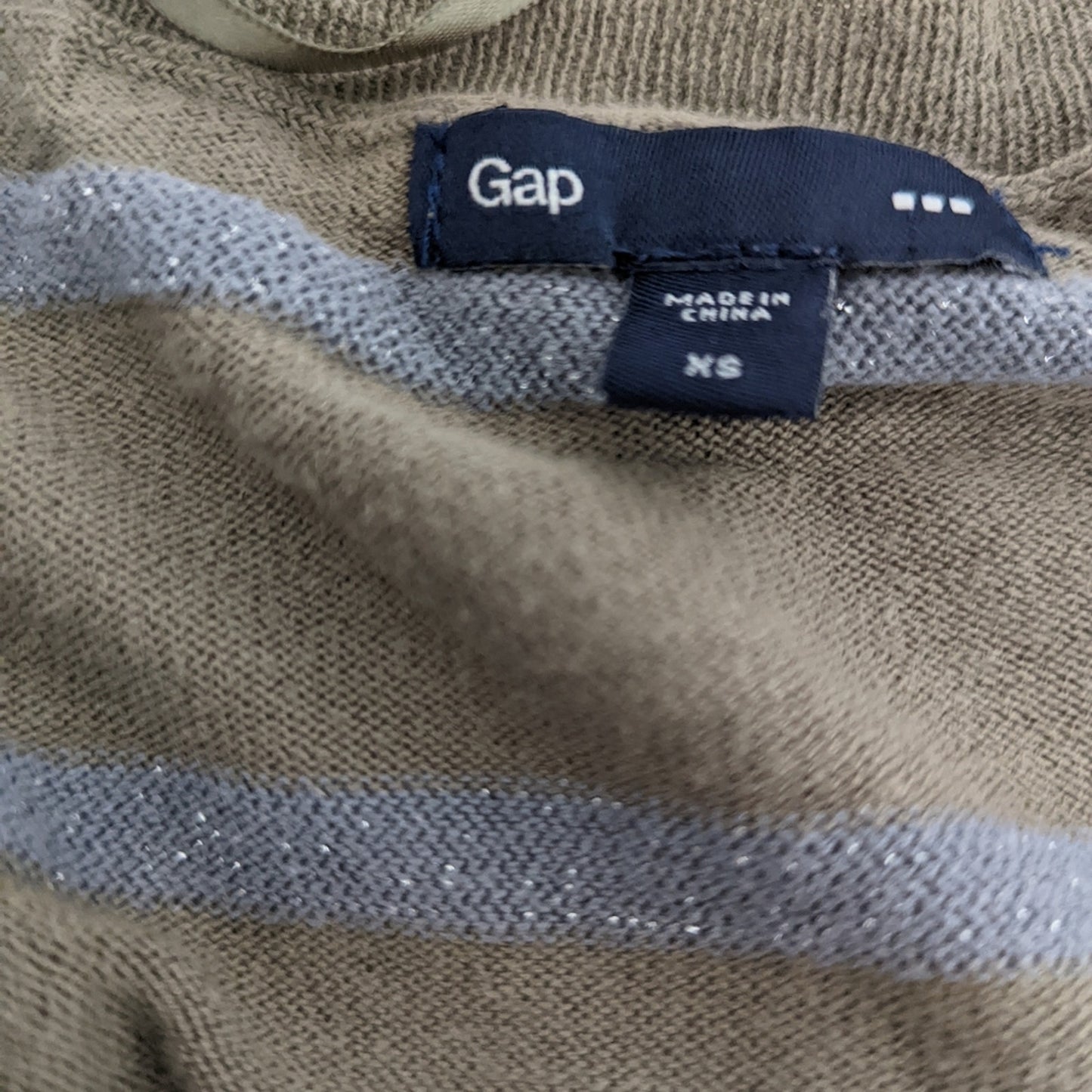 Gap Striped Long Sleeved Tee Shirt XS