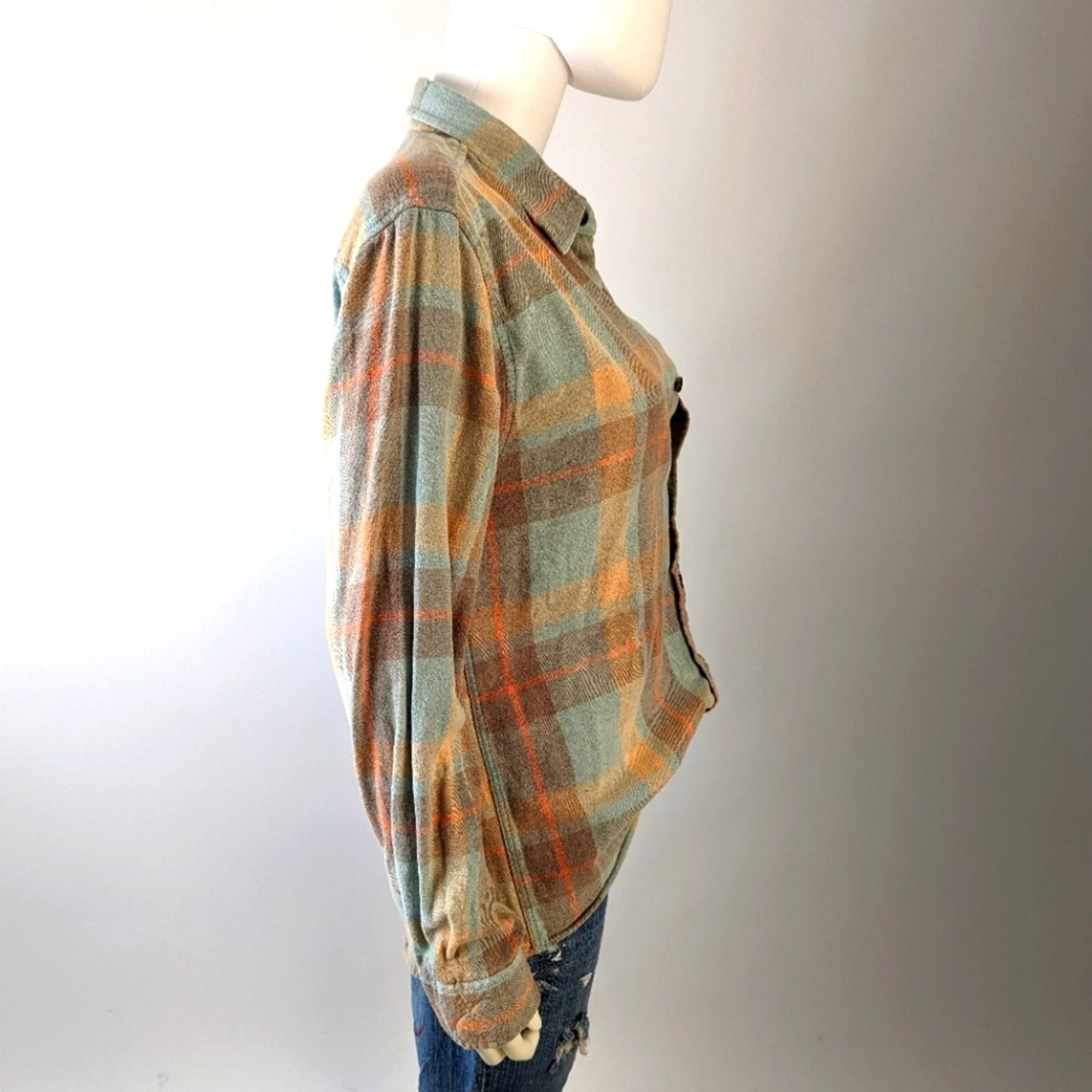 Pacsun Plaid Fall Button Front Shirt S