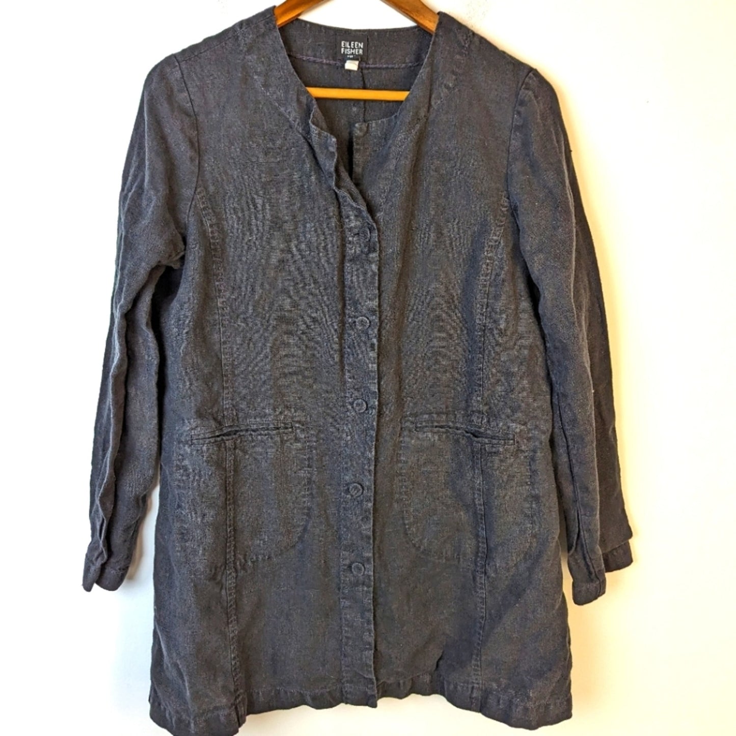 Eileen Fisher Irish Linen Jacket /  M