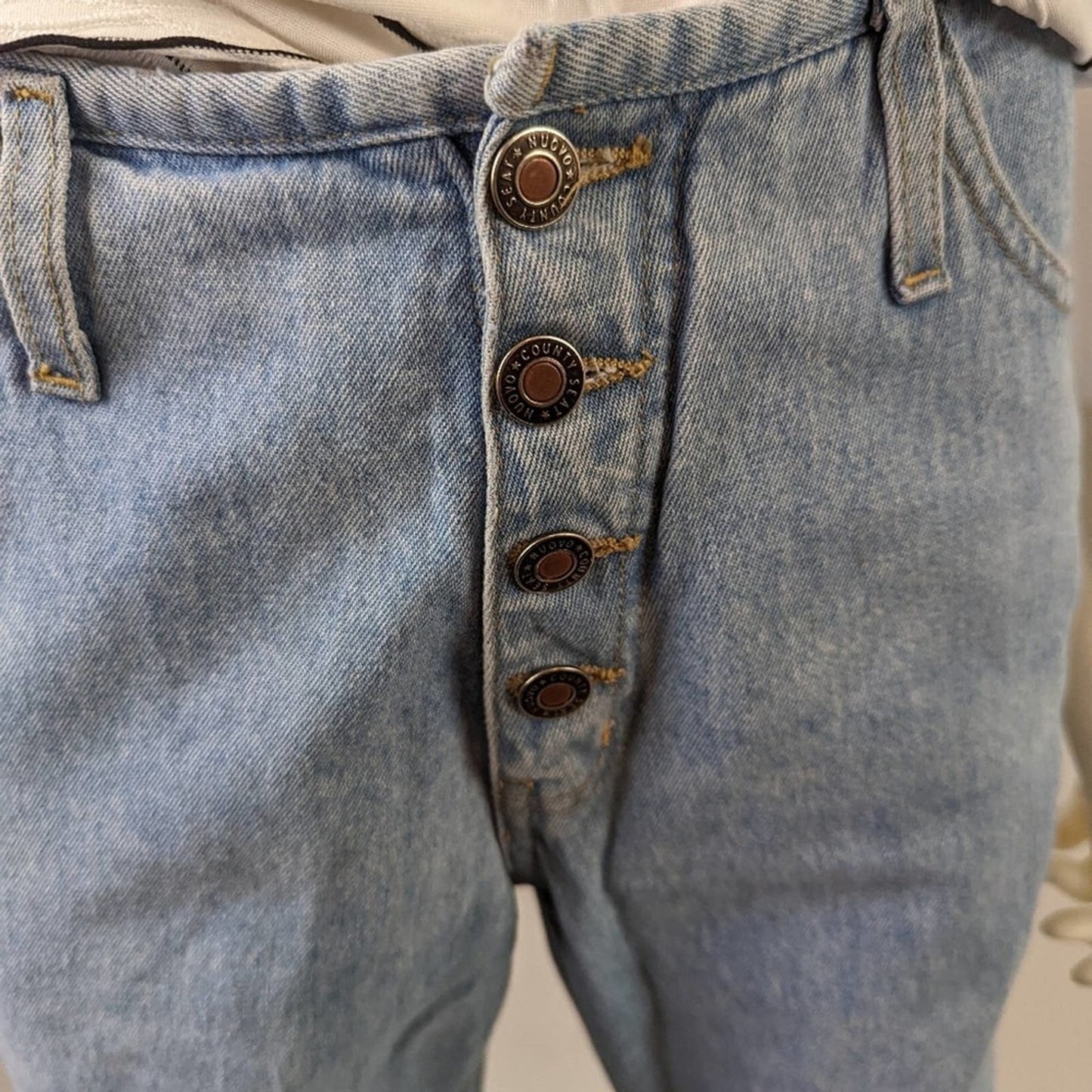 Vintage County Seat High Rise Button Fly Jean 7/8