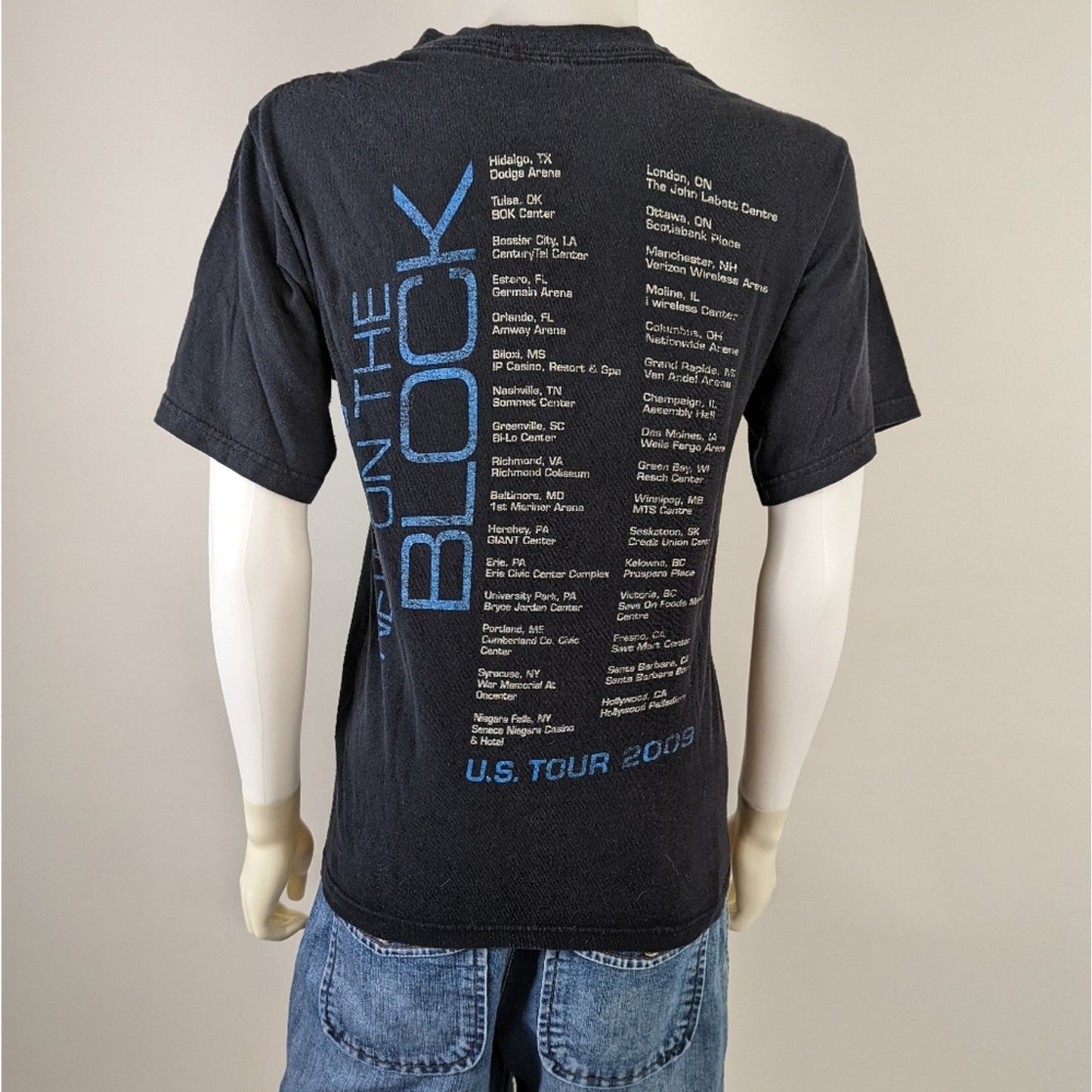 09' New Kids On The Block Concert Tee Shirt S