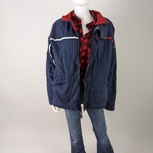 Vintage Tommy Hilfiger Zip Up Parka XL