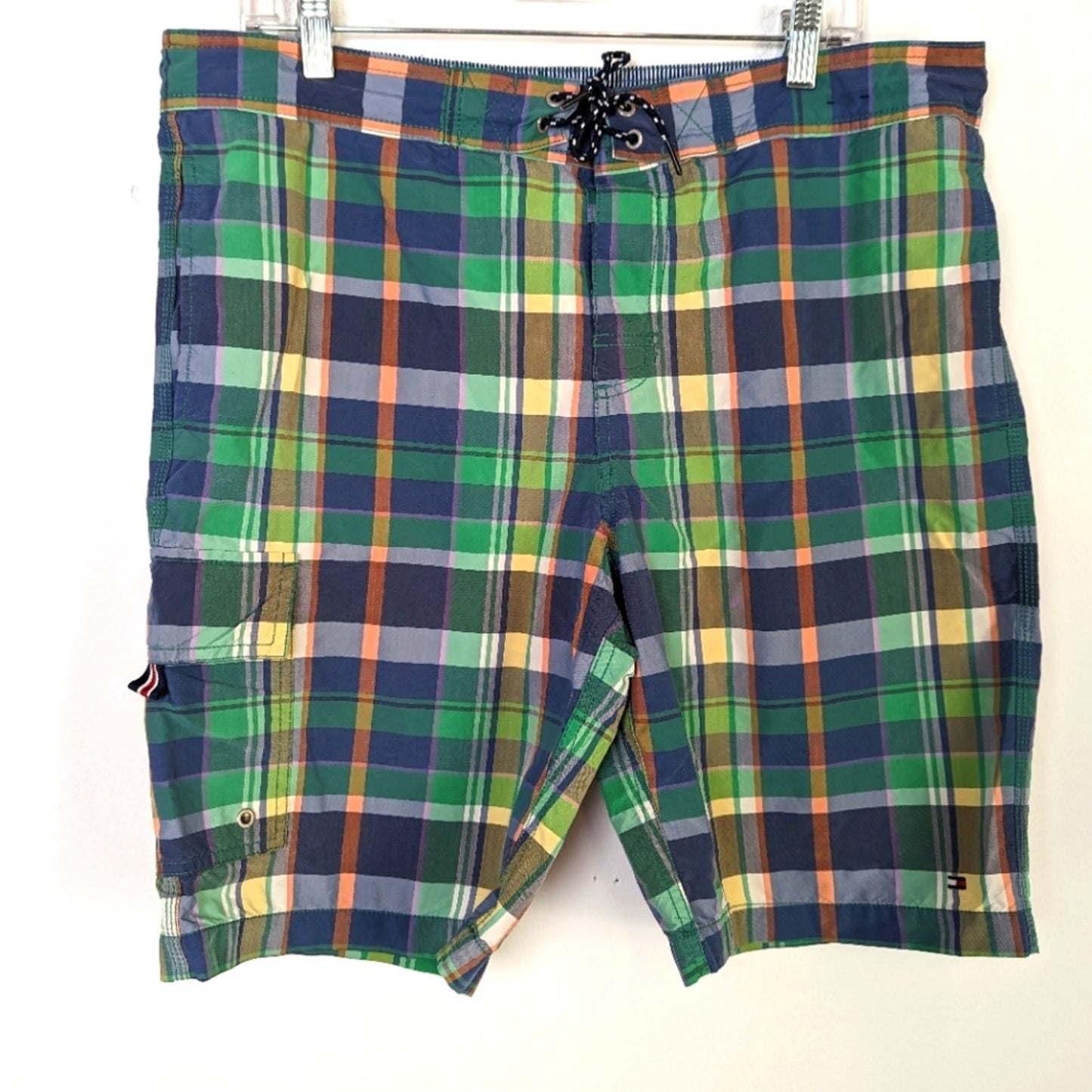 Tommy Hilfiger Plaid Swim Bottoms M