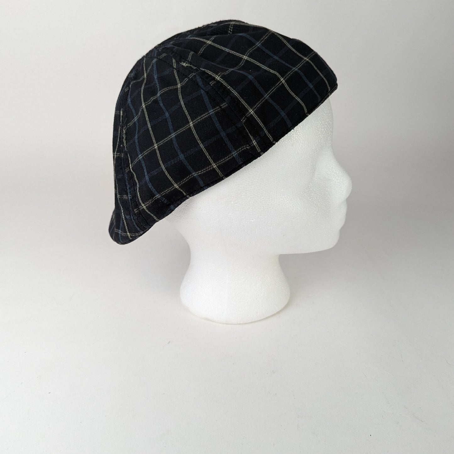 Plaid Newsboy Hat.  Small - Medium