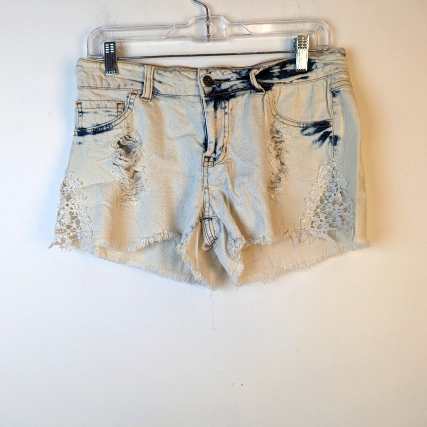 Vintage Acid Washed Jean Shorts - 11