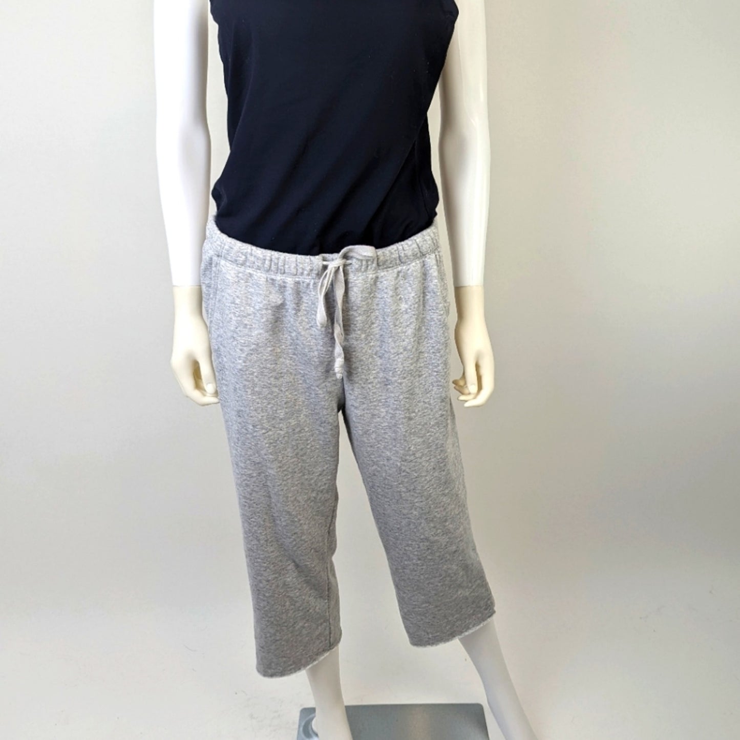 Gray Capri Joggers M