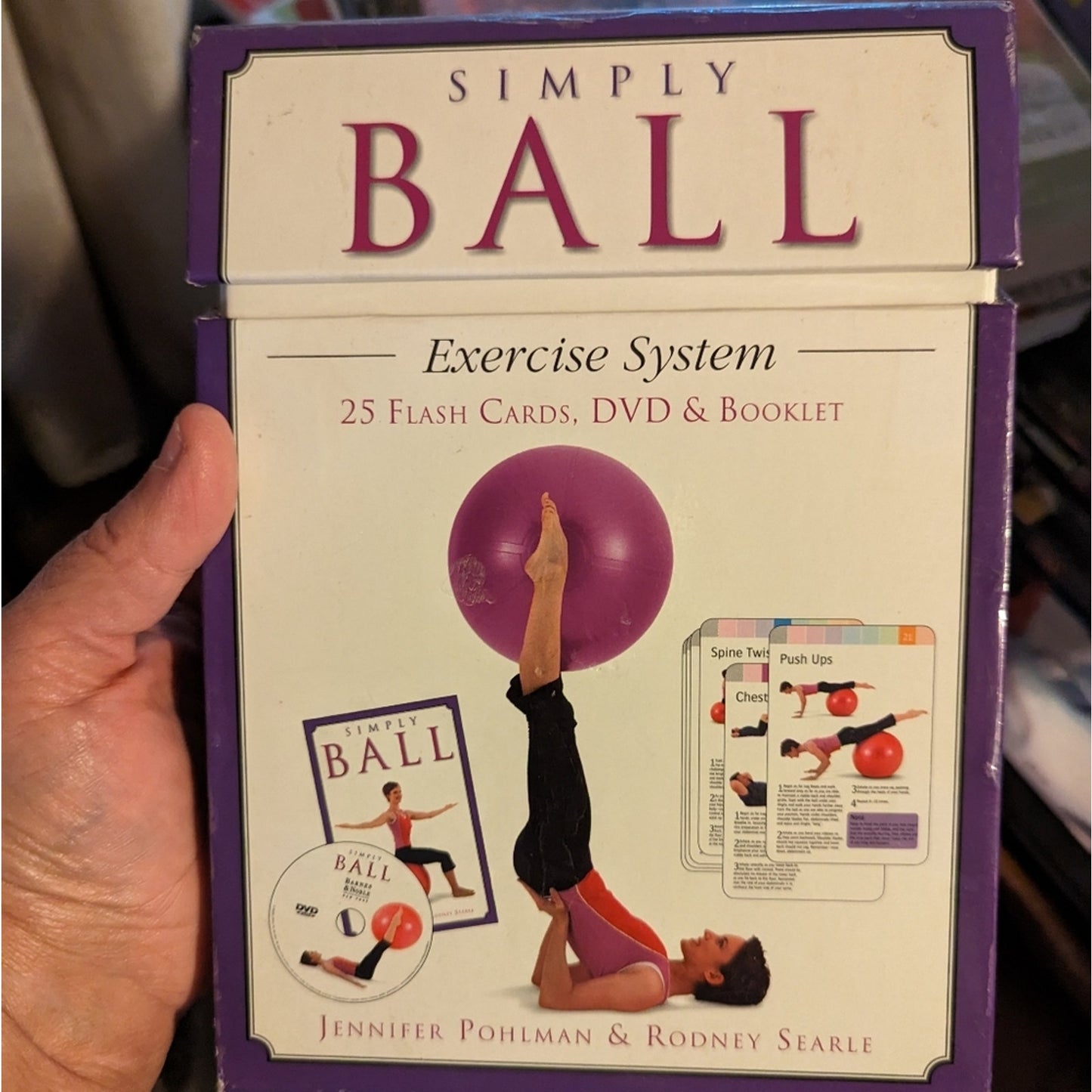 Simply Ball Exercise System / Flash Cards, DVD, and Book