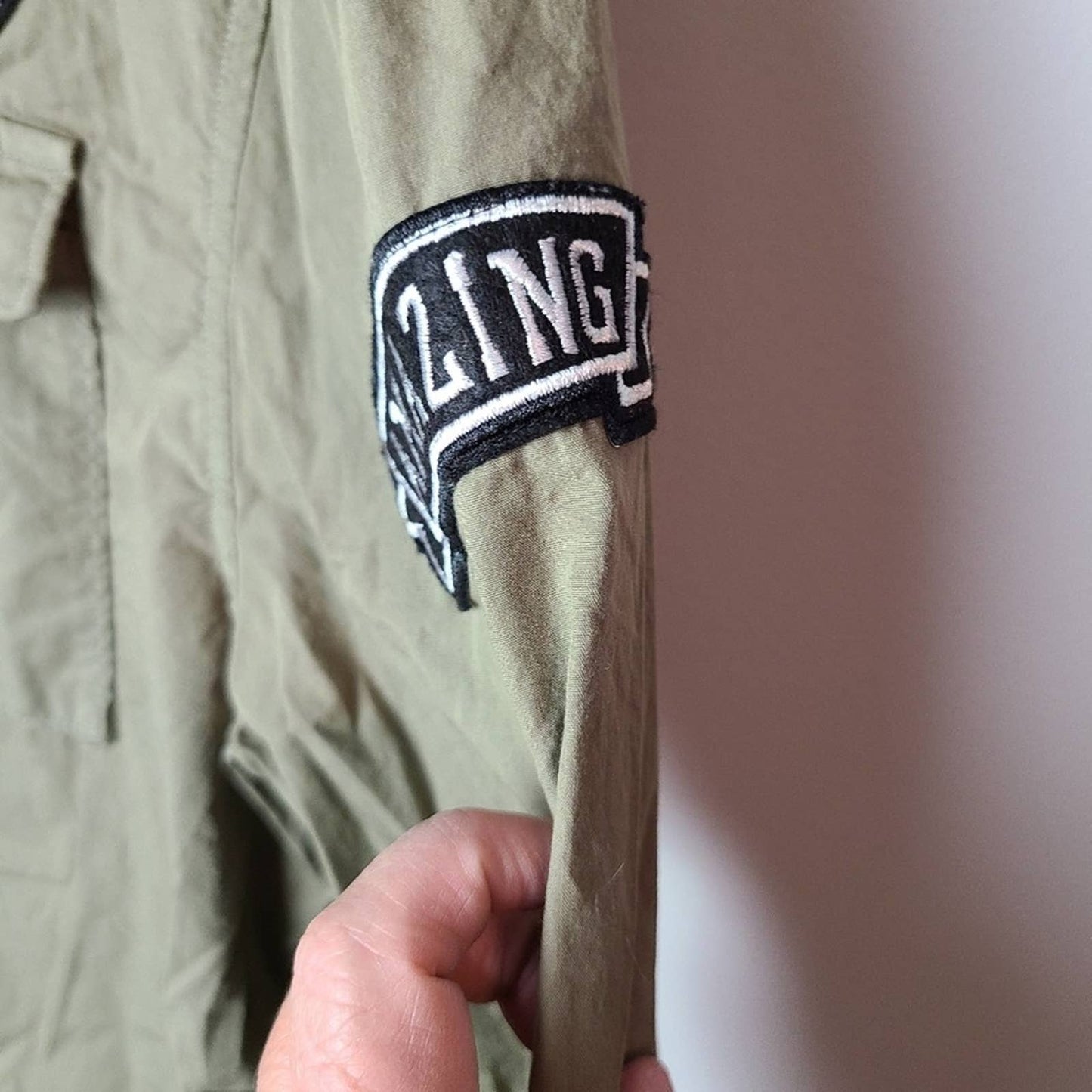 Zara Man Green Army Jacket