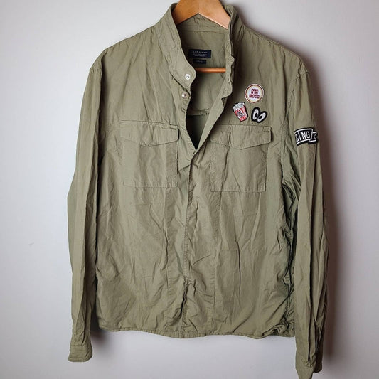 Zara Man Green Army Jacket